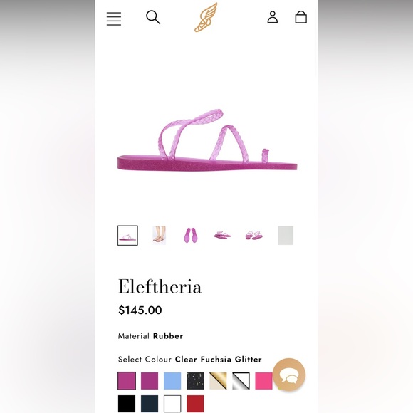 Ancient Greek Pink Jelly Sandals “Eleftheria” Shoe — Worn Twice - Picture 3 of 10